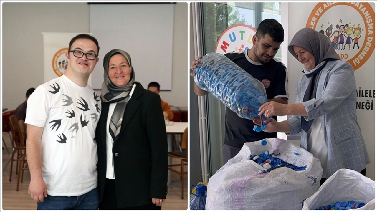 Gönüllü yaptığı işlerle özel gereksinimli bireylerin "en özel" annesi oldu