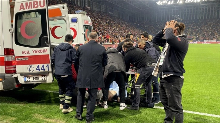 Göztepe-Altay maçında yaralanan taraftarın sağlık durumu iyiye gidiyor