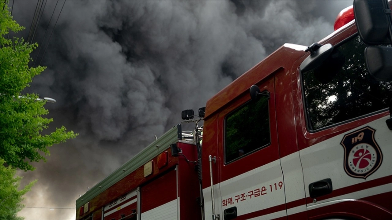Güney Kore'de lojistik merkezinde çıkan yangın kontrol altına alındı