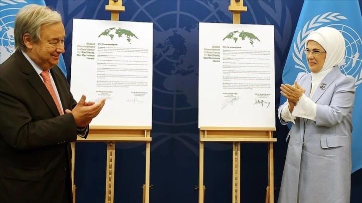 Guterres ve Emine Erdoğan,