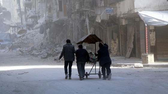 Halep'te depolar hastane oldu
