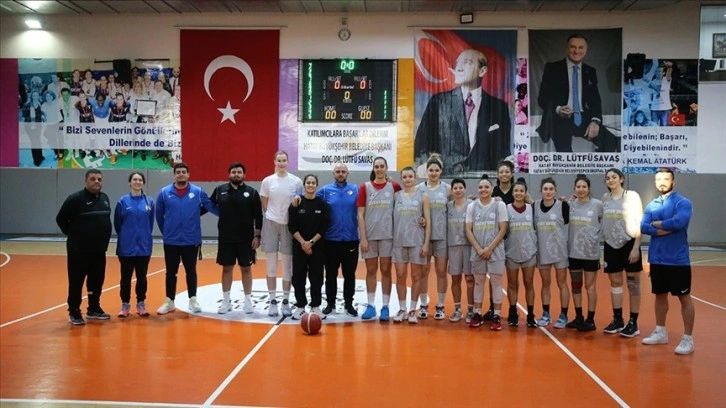 Hatay Büyükşehir Belediyespor Kadın Basketbol Takımı, ligi üst sıralarda bitirmek istiyor