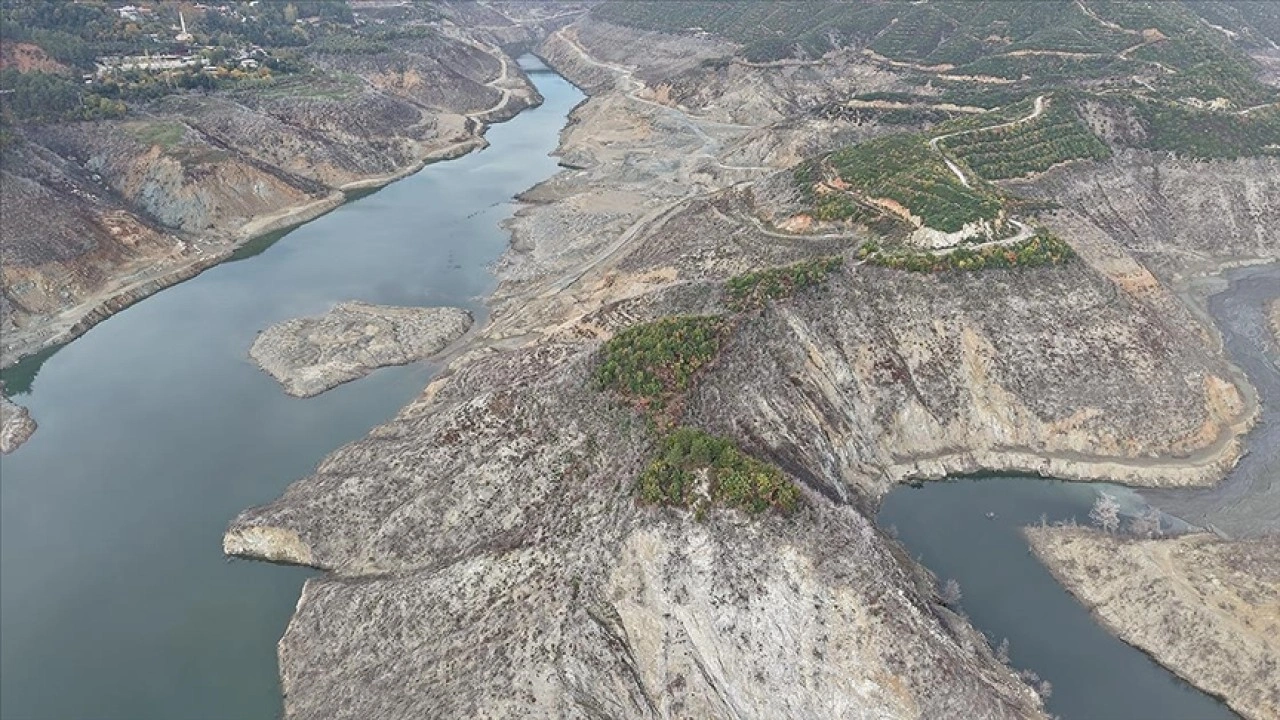 Hatay'ın içme suyu kaynaklarından Karaçay Barajı'nda doluluk oranı yüzde 6,1'e düştü