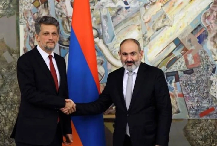 HDP’li Garo Paylan, Erivan'da Ermenistan Başbakanı Paşinyan ile görüştü -Fuad Safarov bildiriyor-