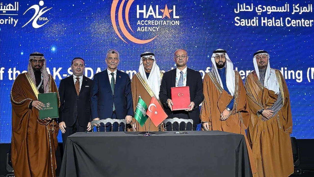Helal Akreditasyon Kurumu ile Suudi Gıda ve İlaç Otoritesi mutabakat zaptı imzaladı