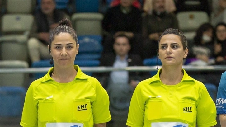 Hentbol hakemleri Pınar Ünlü Hatipoğlu ve Mehtap Şimşek'e Şampiyonlar Ligi'nde görev