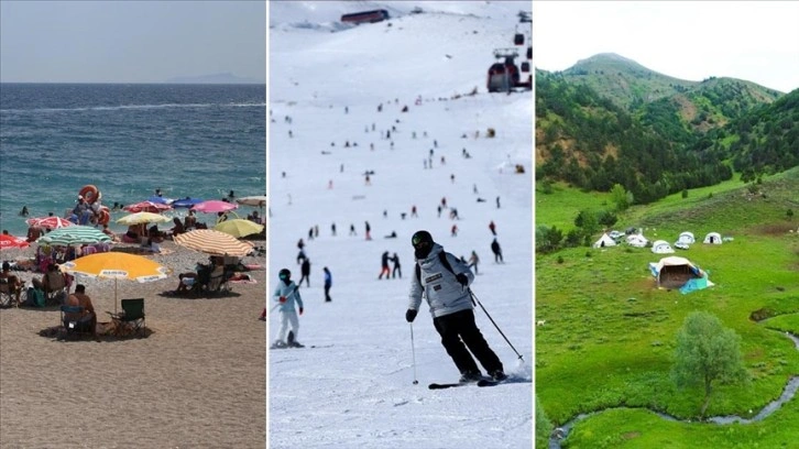 Her yıl milyonlarca turist Türkiye'ye turizm çeşitliği için geliyor