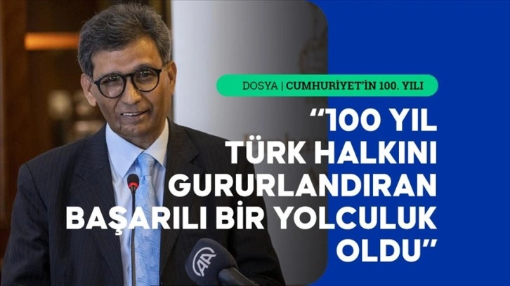 Hindistan'ın Ankara Büyükelçisi Paul, Türkiye Cumhuriyeti'nin 100. yılını kutladı