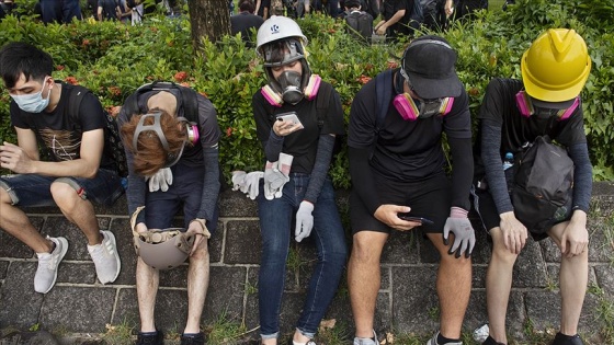Hong Kong protestolarında sosyal medya üzerinden 'propaganda savaşı'