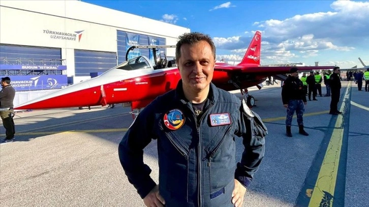 HÜRJET'i ilk kez uçuran test pilotu Ercan Çelik: Uçağın içinde kendimi rahat ve güvende hissettim