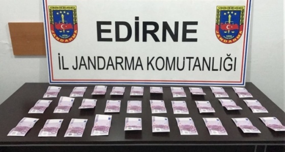 İç çamaşırından 15 bin Euro sahte para çıktı