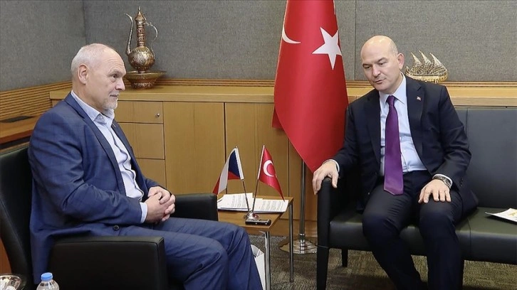İçişleri Komisyonu Başkanı Soylu, Çekya'nın Ankara Büyükelçisi Vacek ile görüştü