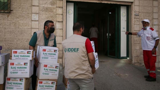İDDEF Gazze'ye 2 milyon liralık insani yardım ulaştırdı