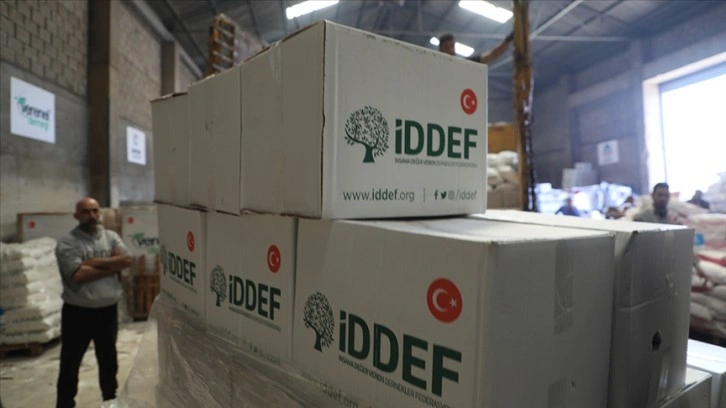 İDDEF, Lübnan'da mültecilere gıda yardımı yaptı