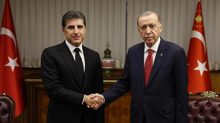 IKBY Başkanı Barzani: Cumhurbaşkanı Erdoğan'ı Erbil'de ağırlamaktan mutluluk duyuyorum