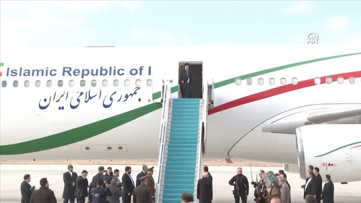 İran Cumhurbaşkanı Reisi Ankara'ya geldi