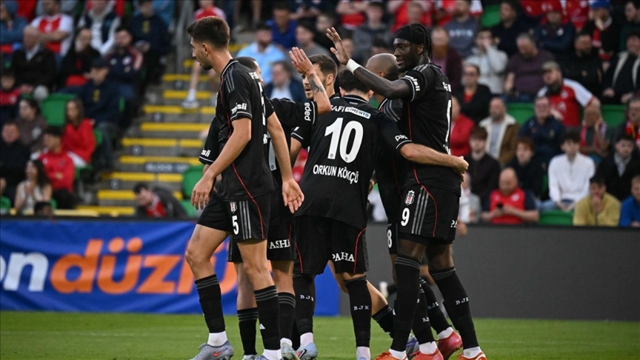 İrlanda’da farklı kazanan Beşiktaş, turun kapısını araladı