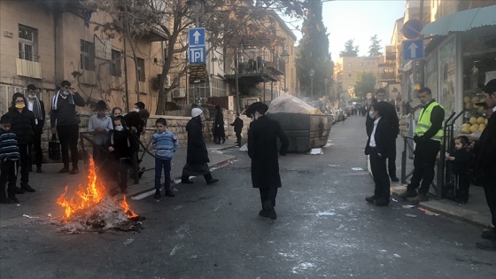 İsrail'deki Ultra-Ortodoks Yahudilerin karantina karşıtı gösterileri artarak sürüyor