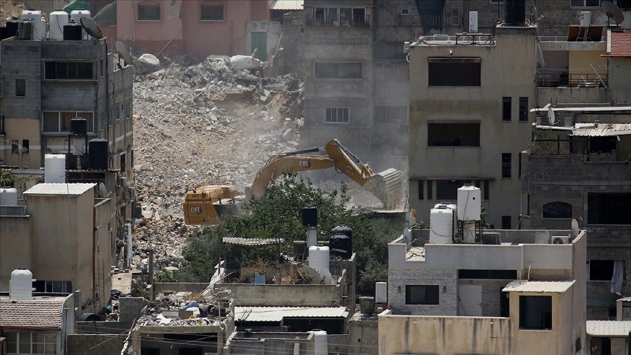 İsrail Mahkemesi, Batı Şeria'daki Nur Şems M&uuml;lteci Kampı'nda 25 bina i&ccedil;in yıkım kararı ver