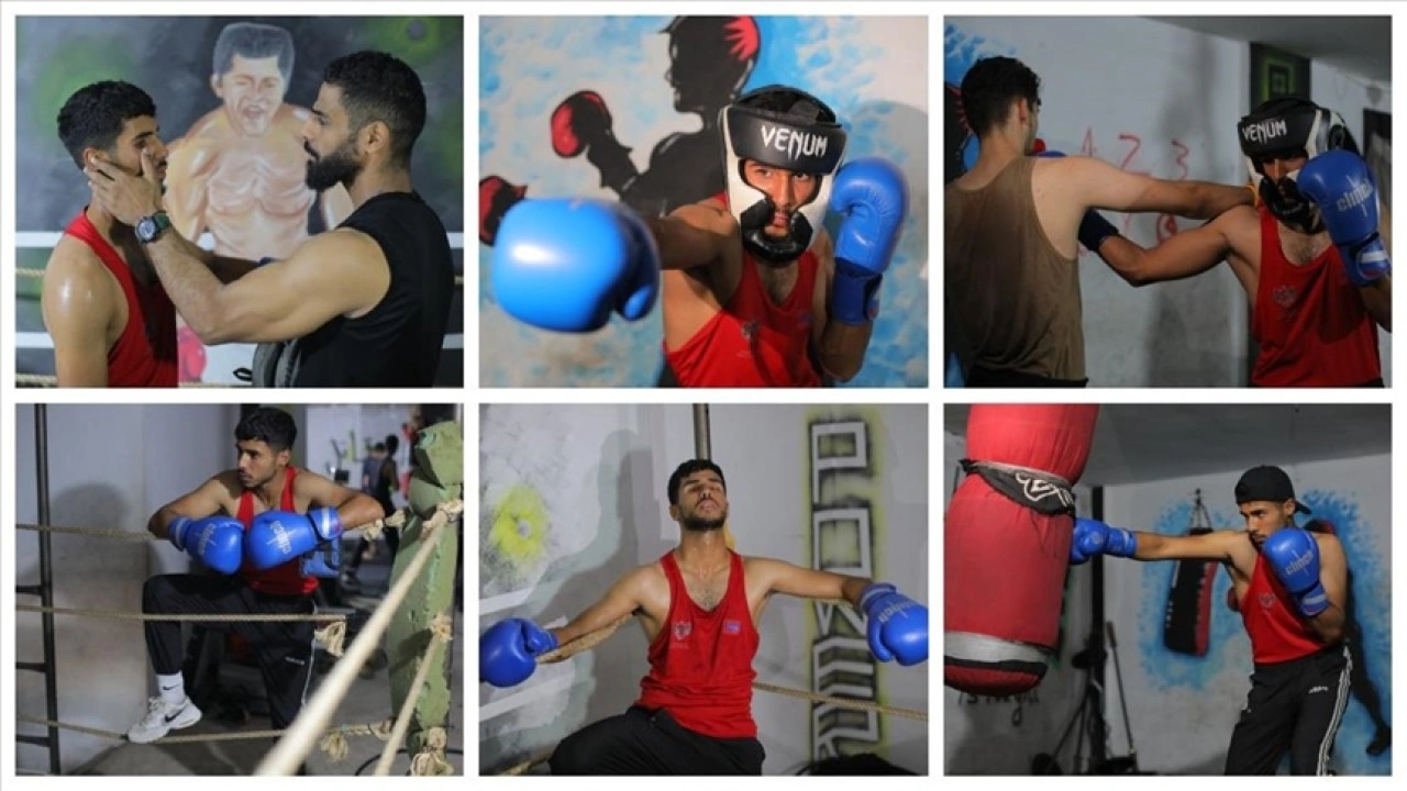 İsrail saldırısında gözünü kaybeden Gazzeli boksör, hayallerini gerçekleştirmekte kararlı