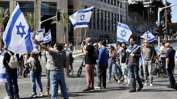 İsrail’de Netanyahu hükümetine karşı 
