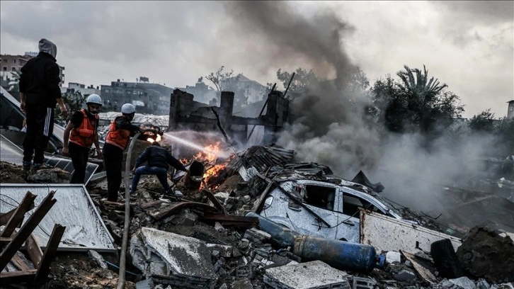 İsrail'in Gazze Şeridi'ne düzenlediği saldırılarda öldürülenlerin sayısı 14 bin 128'e