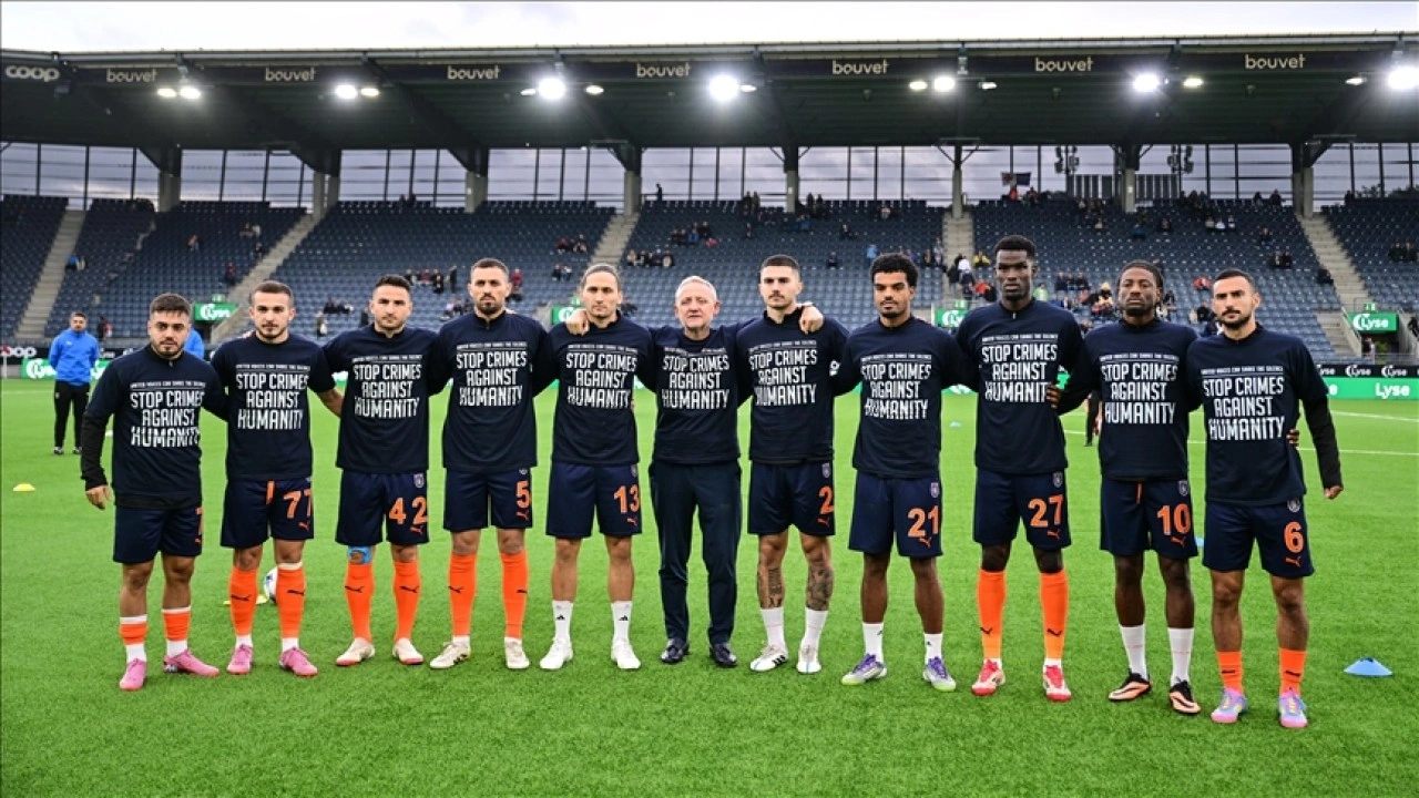 İstanbul Başakşehir Başkanı Göksel Gümüşdağ'dan Gazze'ye destek mesajı