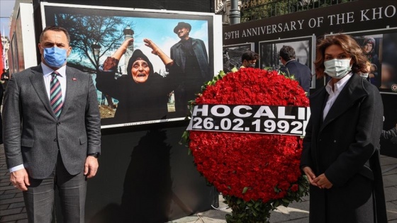 İstanbul'da '29. Yılında Hocalı Soykırımı Fotoğraf Sergisi' açıldı