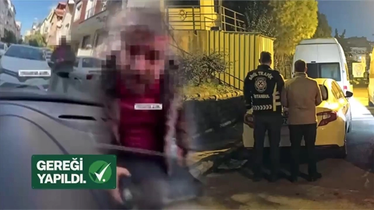 İstanbul'da aracıyla ters yönden geldiği için kendisini uyaran sürücüye saldıran kişi yakalandı
