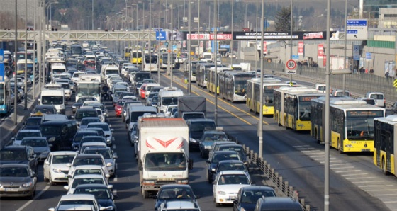 İstanbul’daki araç sayısı 19 ilin nüfusunun toplamından fazla