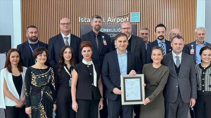 İstanbul Havalimanı'na &quot;ISO 22301 İş Sürekliliği Yönetim Sistemi Sertifikası&quot; verildi