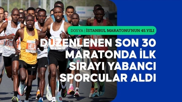 İstanbul Maratonu'na yabancı atlet damgası