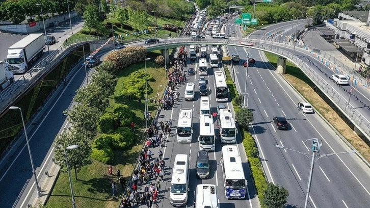 İstanbul trafiğinde 