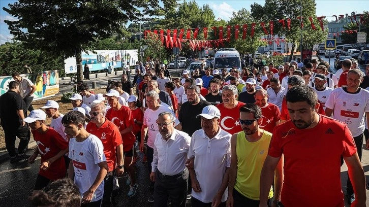İstanbul'da "Vatan Koşusu" ile 15 Temmuz şehitleri anıldı