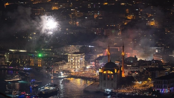 İstanbul'da yeni yıl coşkusu