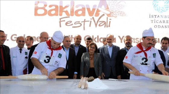 İstanbulluların ağzı 'Baklava Festivali' ile tatlandı