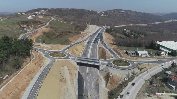 İzmit-Kandıra-Kaynarca yolu üzerindeki iki varyantın yapımı tamamlandı