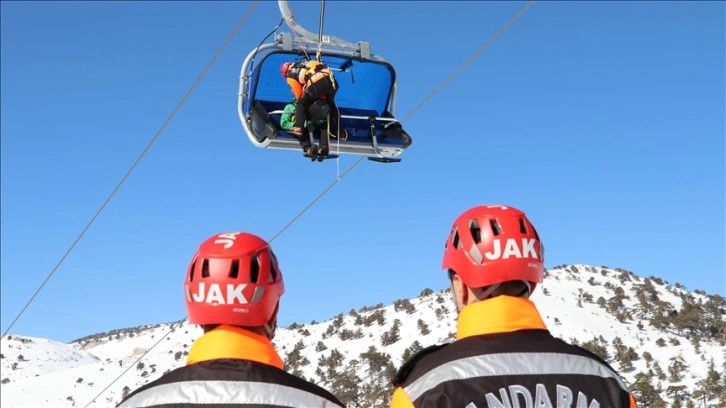 JAK timi, kayak merkezinde 'olası senaryoları' çalıştı