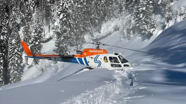 Kaçkar Dağları'nda 'heliski' heyecanı sürüyor