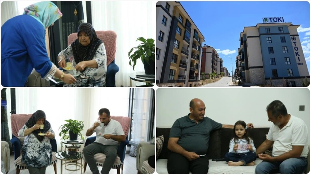 Kahramanmaraş'ta depremde evini kaybedenler Kurban Bayramı'nı yeni yuvalarında karşıladı