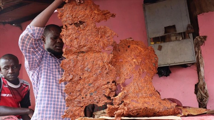 Kamerun mutfağının vazgeçilmezi kurutulmuş et &quot;kilichi&quot;