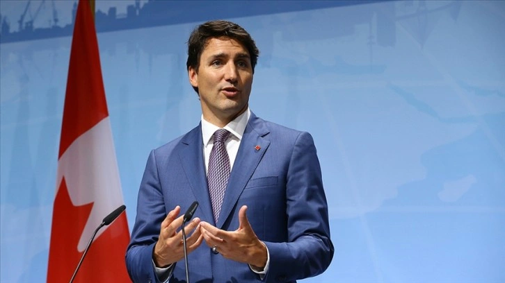 Kanada Başbakanı'nın parlamento konuşması sırasında İsrail'in Gazze'ye saldırıları pr