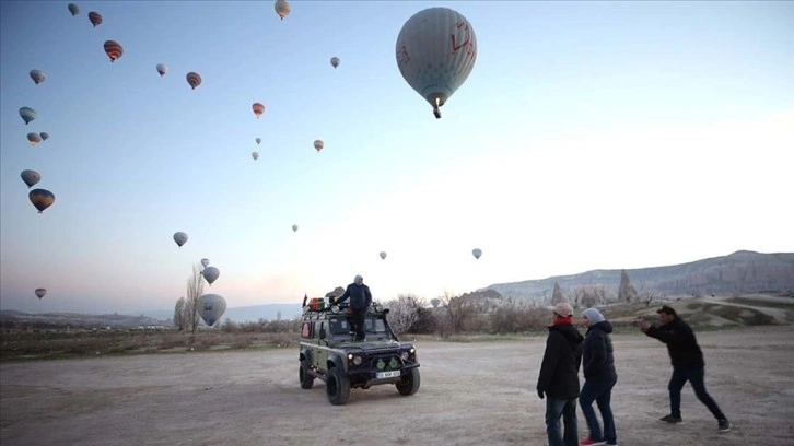 Kapadokya, ara tatilde günübirlik ziyaretçileri ağırlıyor