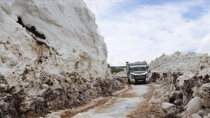 Kardan kapalı yolların açılmasıyla aylar sonra köylerine dönüyorlar