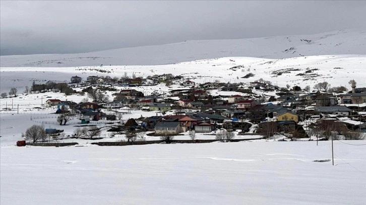 Kars ile Ardahan'da kar ve soğuk hava etkili oldu