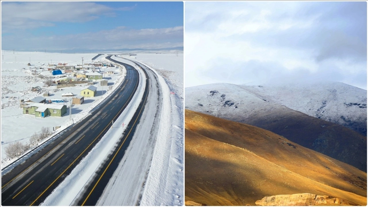 Kars'ta şehir merkezi, Ardahan'da ise yüksek kesimler karla kaplandı