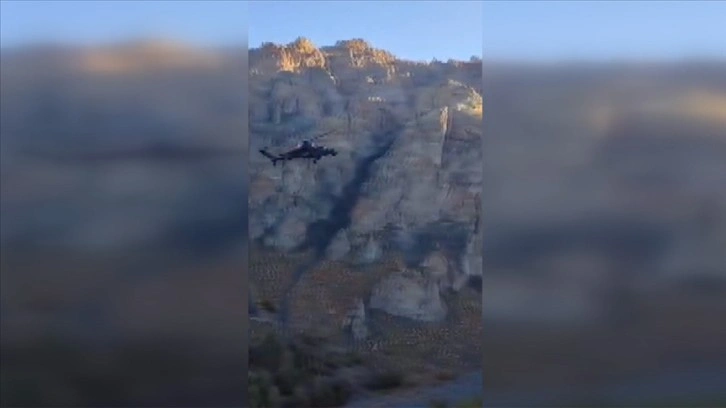 Kars'ta PKK'ya yönelik hava destekli operasyonda 5 sığınak imha edildi