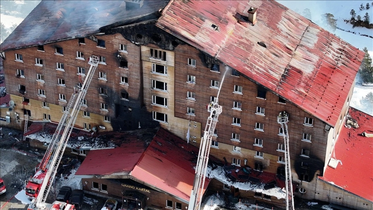 Kartalkaya'daki otel yangını davasında 32 sanık pazartesi hakim karşısına çıkacak