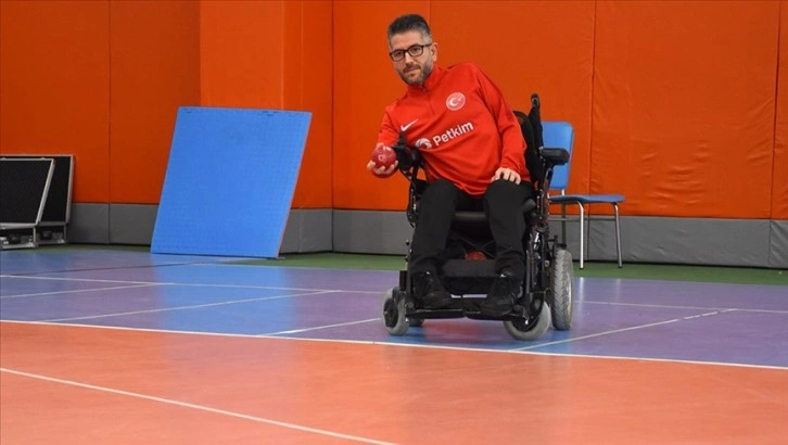 Kas hastası sporcu, Boccia Milli Takımı'nın başarısı için ter döküyor