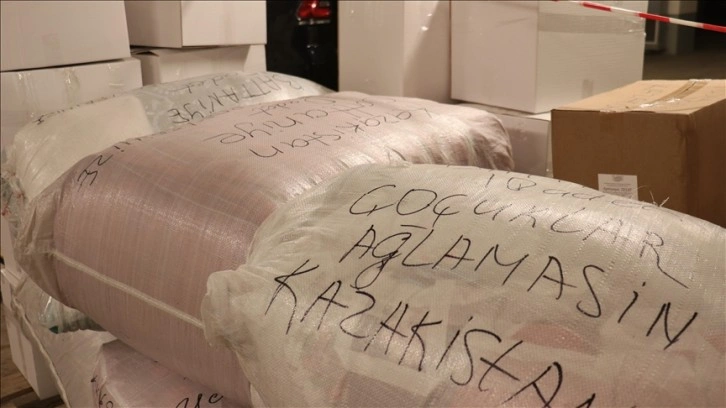 Kazakistan’da Türkiye’deki depremzedeler için toplanan yardım 2,8 milyon doları aştı